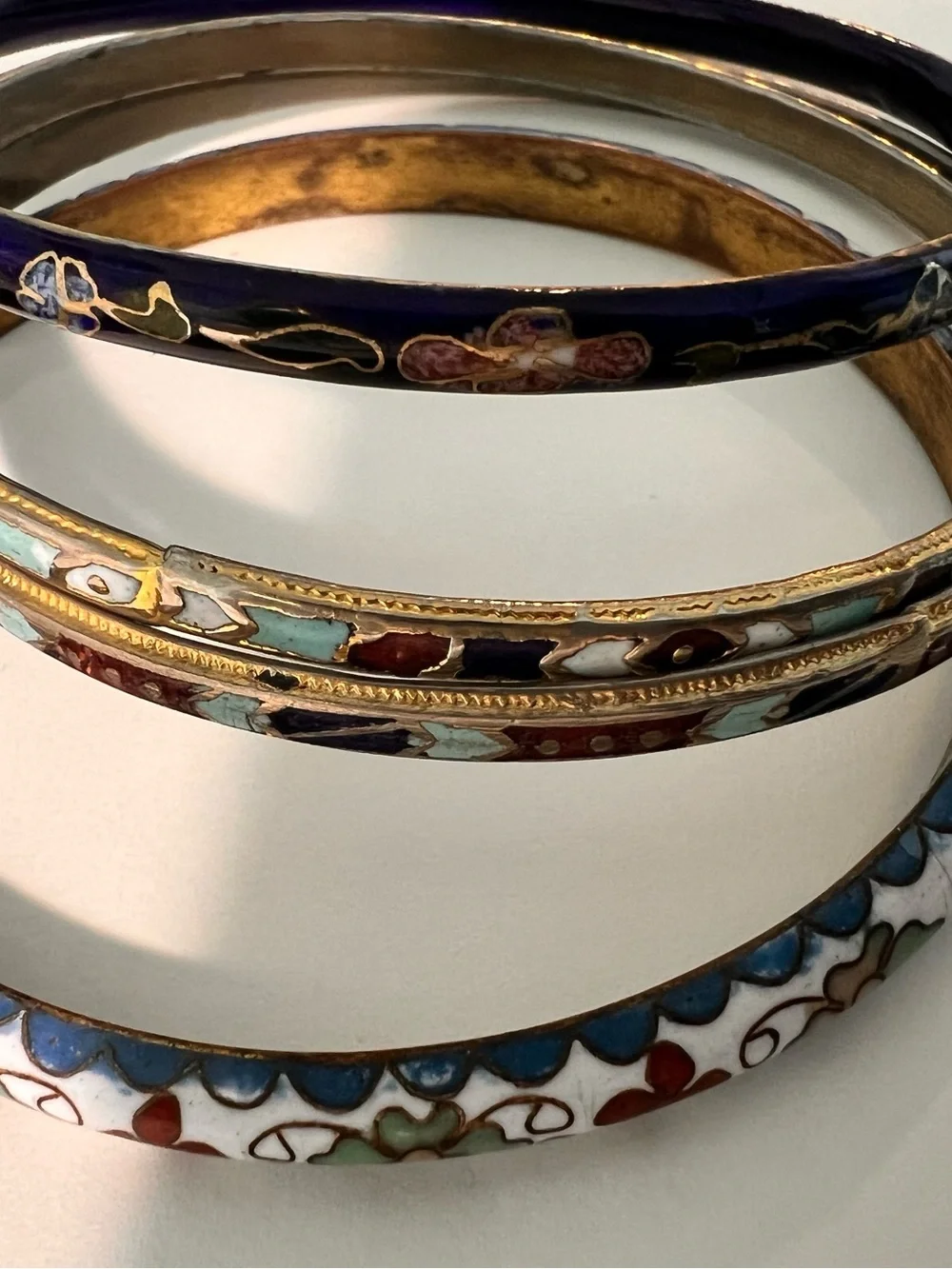 Lot of Assorted Cloisonné Bracelets